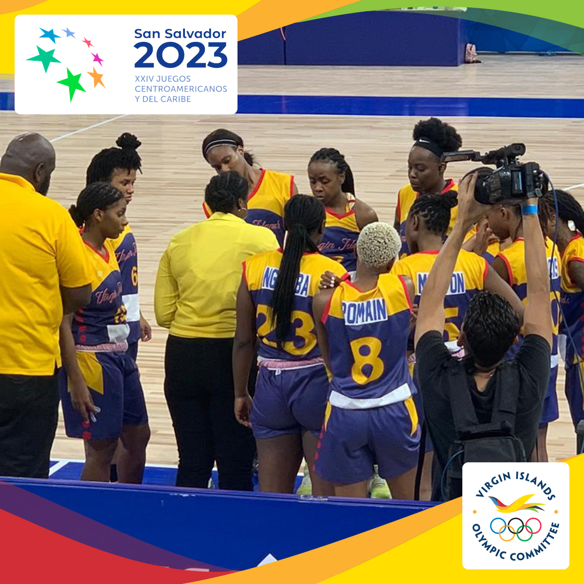 The Virgin Islands (ISV) Women’s National Basketball team made history at the San Salvador 2023